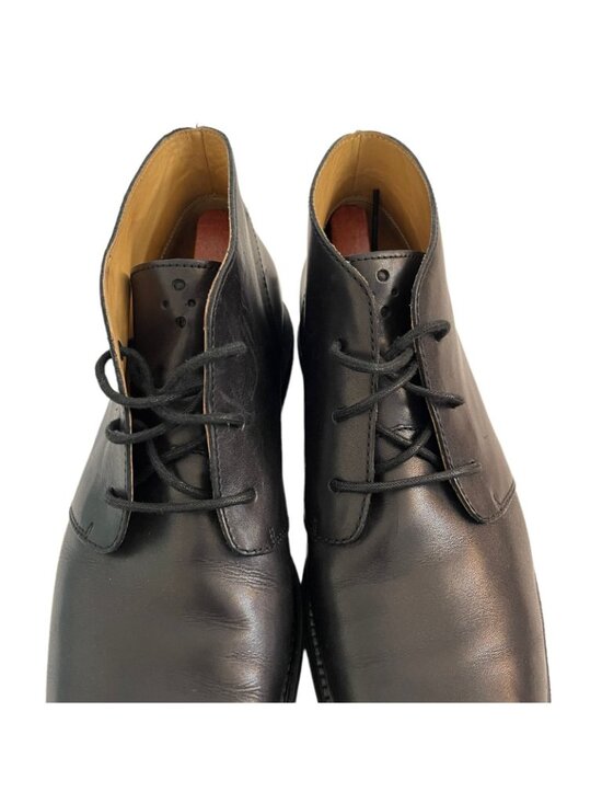 Cole Haan Original Grand Black Leather Chukka Boots Size 13 Rubber Sole Comfort main image 9